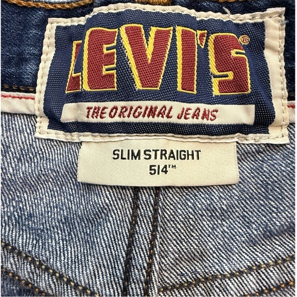Vintage Levi’s 514 Slim Straight Jeans Size 34x32 - Picture 4 of 6